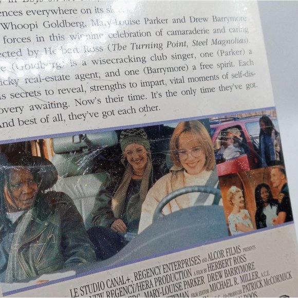 Boys on the Side VHS Movie Factory Sealed Video Whoopi Drew Barrymore 1990s - Picture 7 of 8